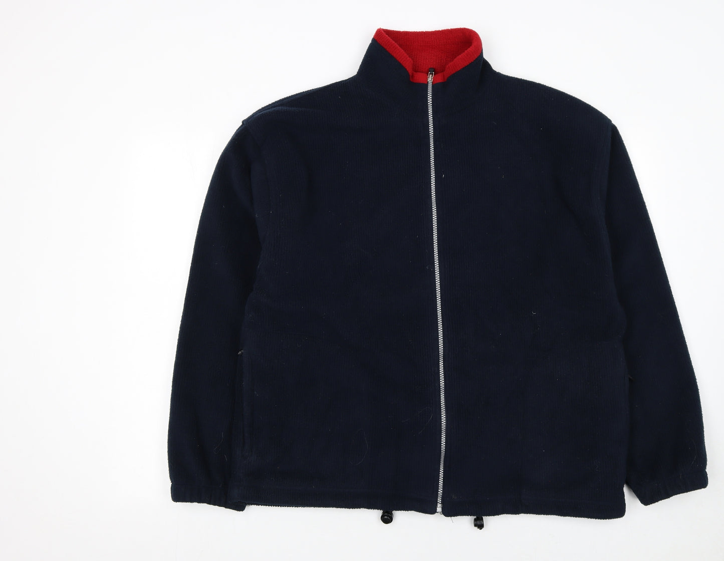 Antartex Mens Blue Fleece Full Zip Jacket M Regular Fit