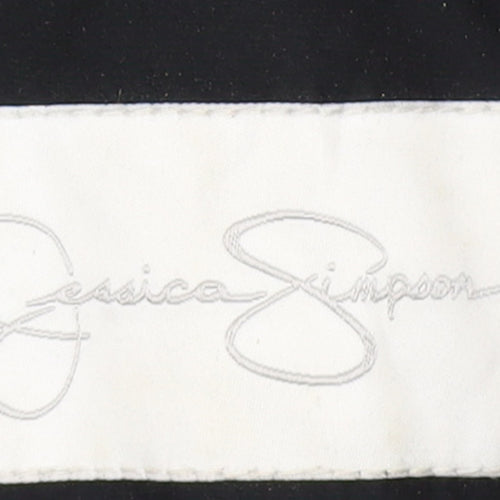 Jessica Simpson Women's Black L Hooded Parka Coat Long Winter Jacket