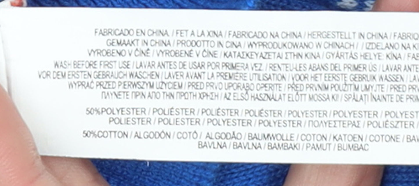 The Simpsons Boys Blue Christmas Bart Simpson Jumper 12-13 Years Pullover