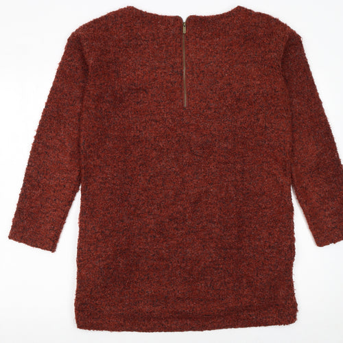 Next Women's Brown Chunky Knit Pullover Jumper Size 12