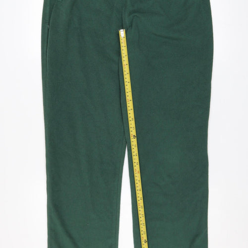 Cotton Traders Men’s Green Fleece Sweatpants Size M Regular Fit