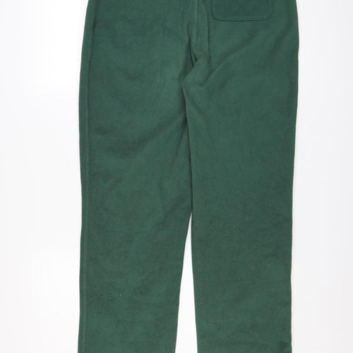 Cotton Traders Men’s Green Fleece Sweatpants Size M Regular Fit