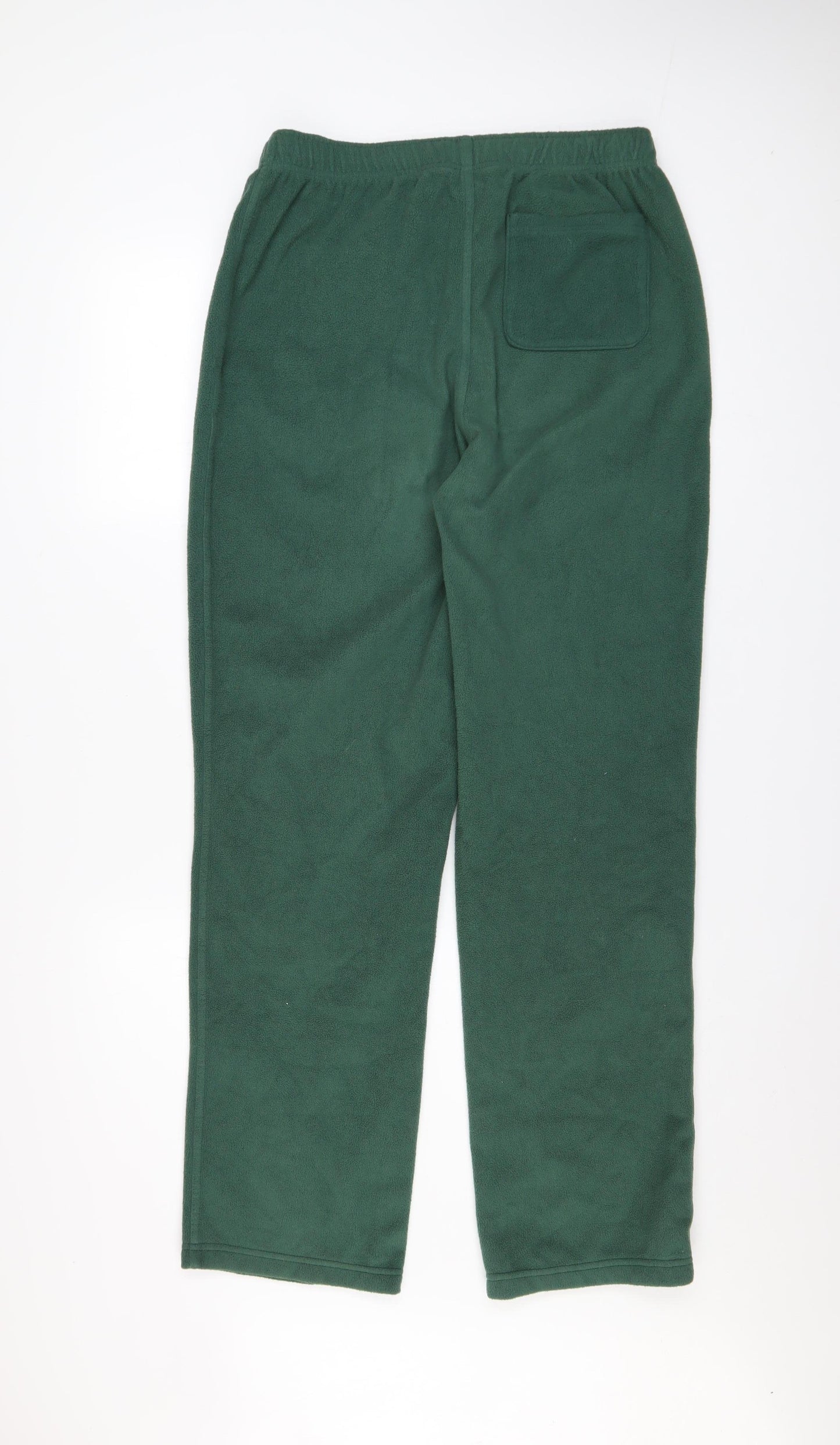 Cotton Traders Men’s Green Fleece Sweatpants Size M Regular Fit