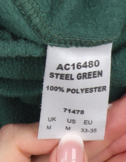 Cotton Traders Men’s Green Fleece Sweatpants Size M Regular Fit