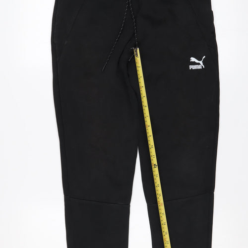 Puma Men's Black Jogger Sweatpants Size S Regular Fit