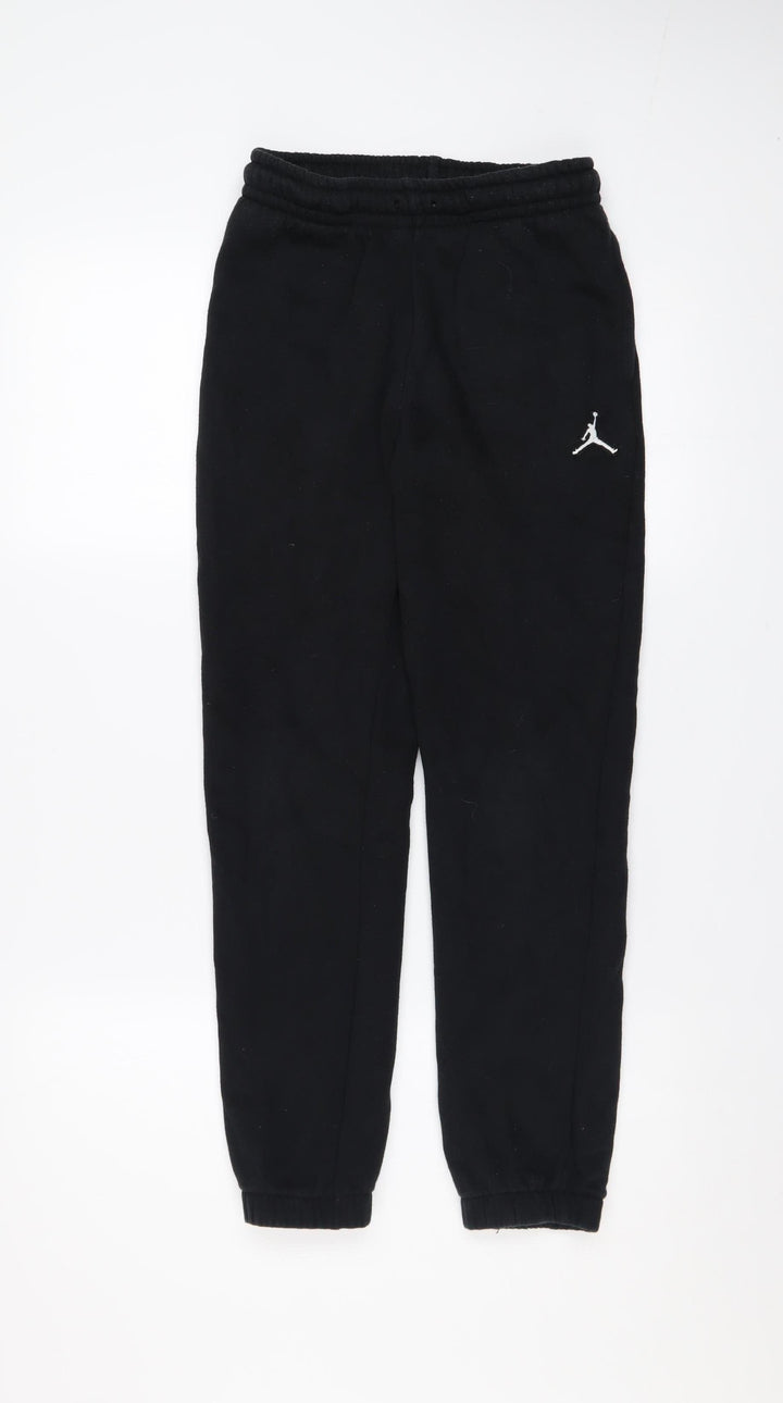 Jordan Boys Black 10-12 Years Fleece Jogger Sweatpants
