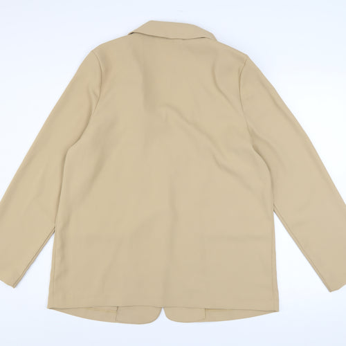 George Women Beige Regular Fit Blazer Jacket Size 14