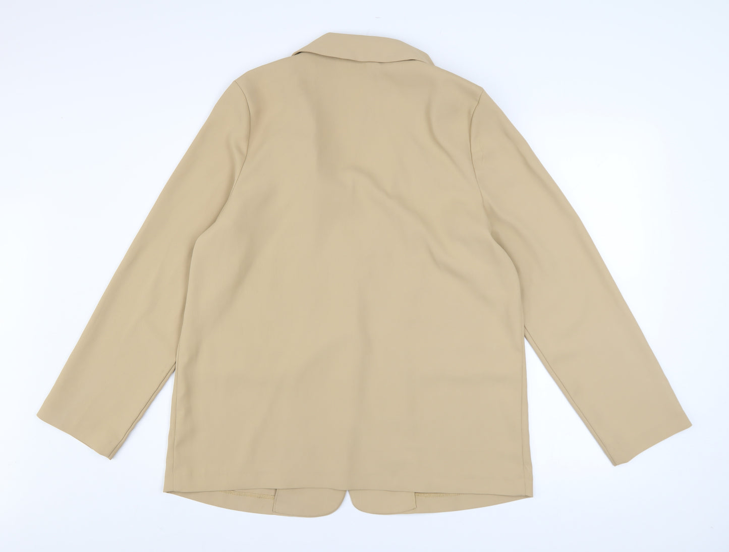 George Women Beige Regular Fit Blazer Jacket Size 14