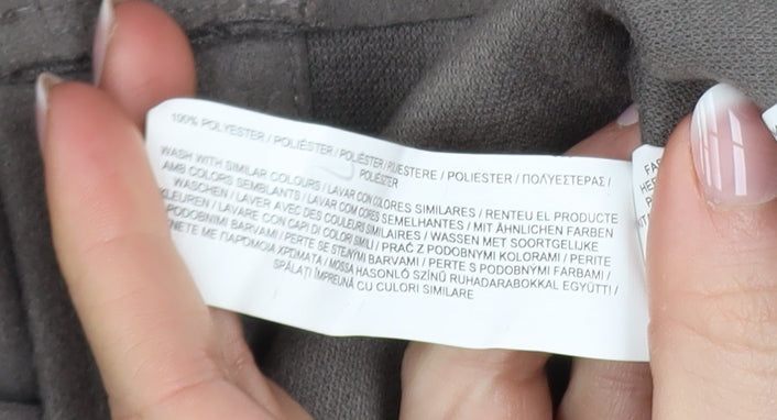 Primark Women Brown Fleece Button Casual Jacket Size S