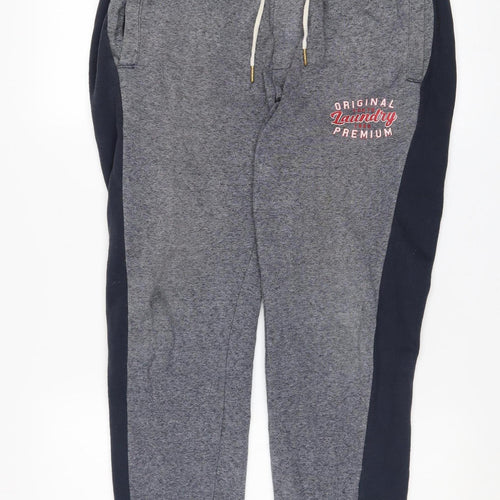 Tokyo Laundry Men's Grey Jogger Sweatpants Medium Regular Fit
