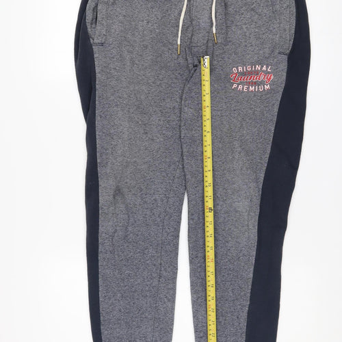 Tokyo Laundry Men's Grey Jogger Sweatpants Medium Regular Fit