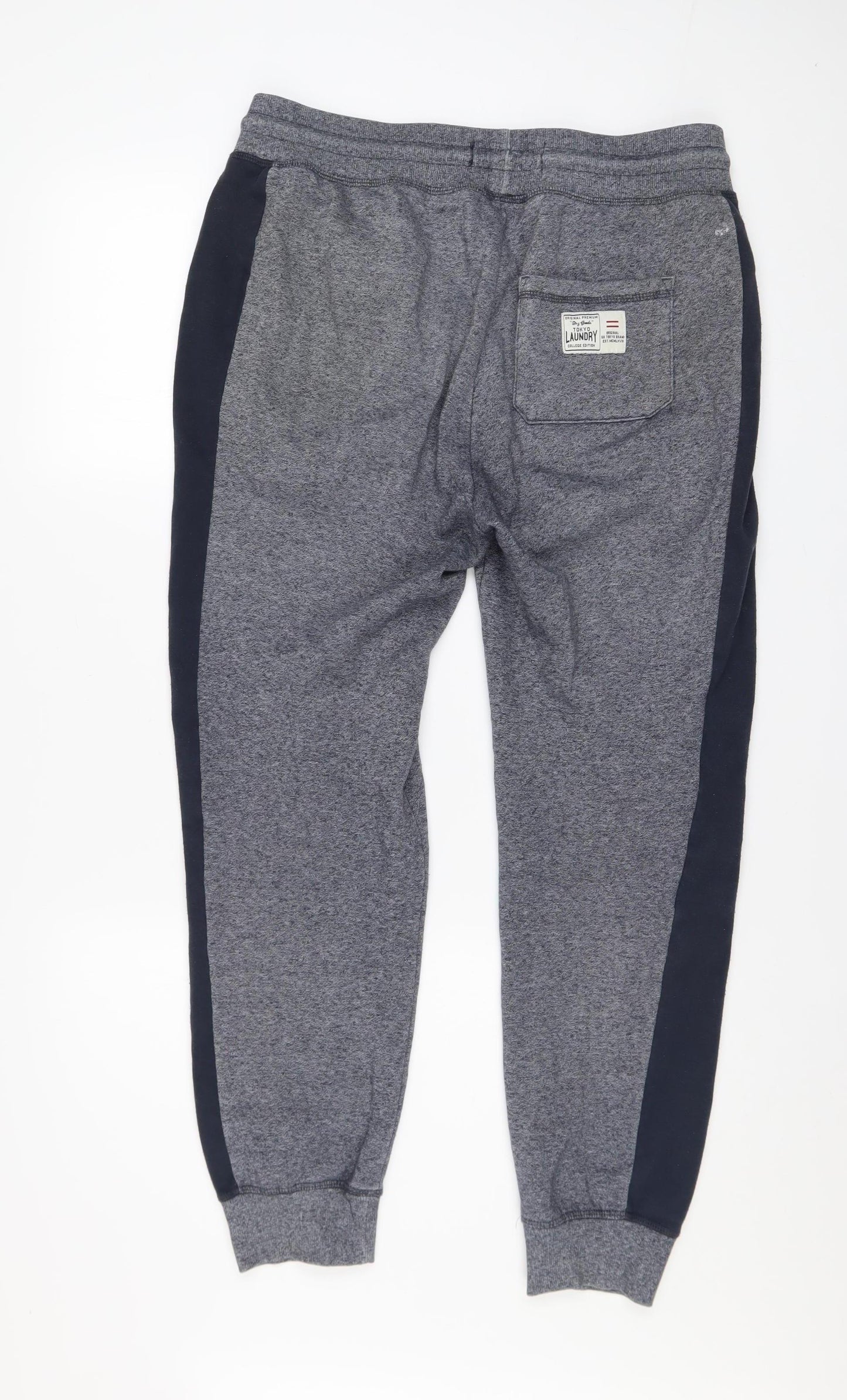 Tokyo Laundry Men's Grey Jogger Sweatpants Medium Regular Fit