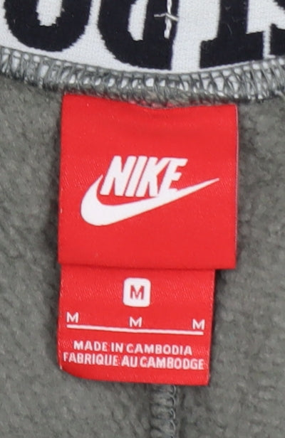 Nike Men's Grey Jogger Sweatpants M Regular Fit Athletic Trousers