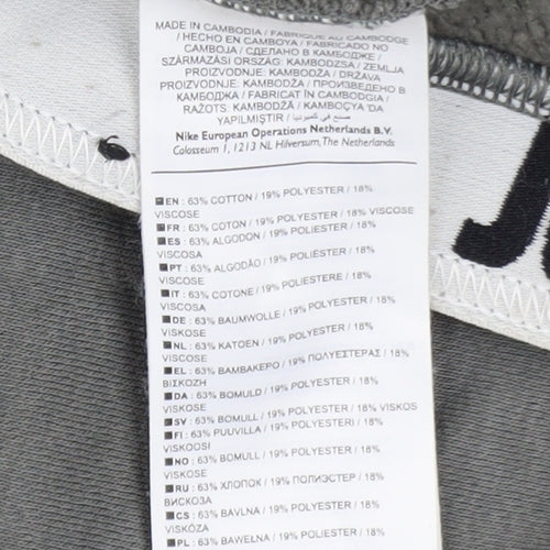Nike Men's Grey Jogger Sweatpants M Regular Fit Athletic Trousers