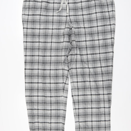 Marks and Spencer Men’s Grey Check Flannel Pyjama Pants 2XL