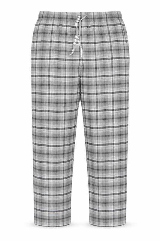 Marks and Spencer Men’s Grey Check Flannel Pyjama Pants 2XL