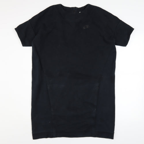 Nike Women's Black M Shift Sports Dress Short Sleeve Knee Length