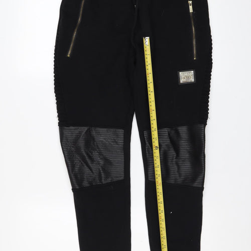 Supply & Demand Men's Black Jogger Trousers Size S Polyester Cotton