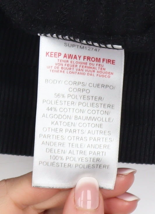 Supply & Demand Men's Black Jogger Trousers Size S Polyester Cotton