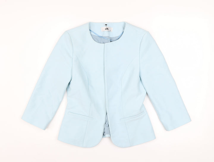 adl Women’s Blue XS Slim Fit Lined Twill Blazer Jacket