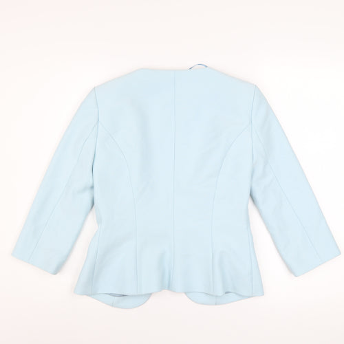 adl Women’s Blue XS Slim Fit Lined Twill Blazer Jacket