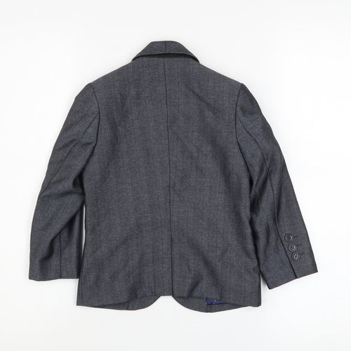 Baker by Ted Baker Boys Grey Shawl Lapel Blazer Age 4 Formal Jacket