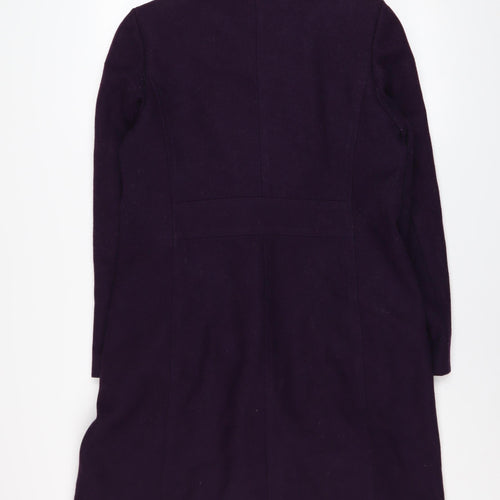 Kenneth Cole Women's Purple Wool Blend Pea Coat Size 12