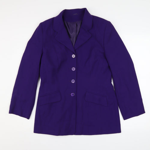 Debenhams Women’s Purple Classic Blazer Jacket Size 12