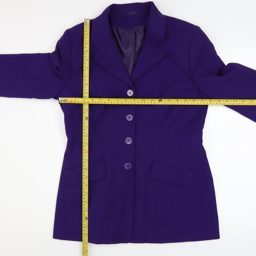 Debenhams Women’s Purple Classic Blazer Jacket Size 12