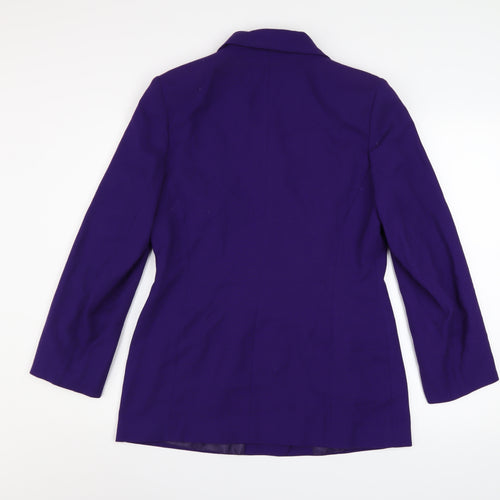 Debenhams Women’s Purple Classic Blazer Jacket Size 12