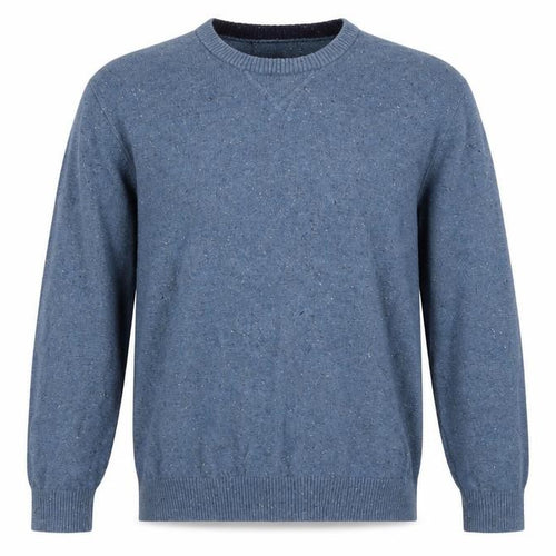 GAP Men's Blue Cotton Cashmere Crew Neck Jumper Size L