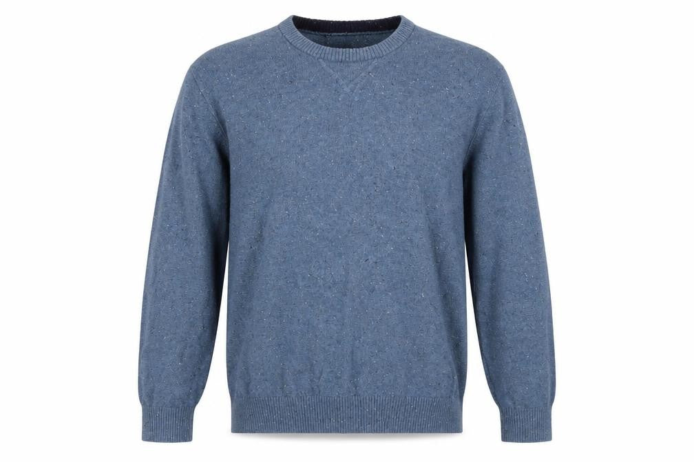 GAP Men's Blue Cotton Cashmere Crew Neck Jumper Size L