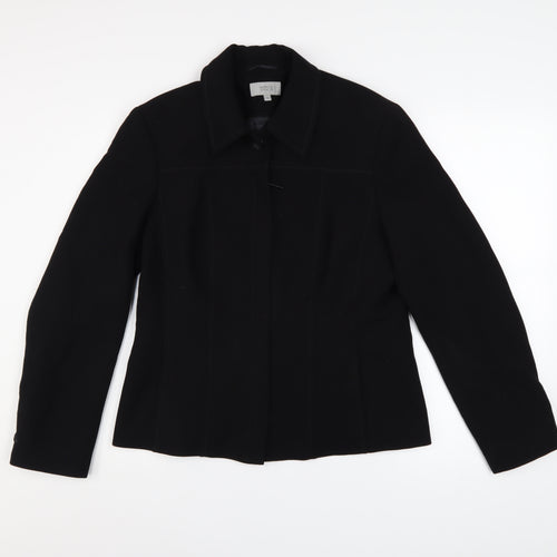 Marks and Spencer Women Black Size 14 Classic Blazer Jacket