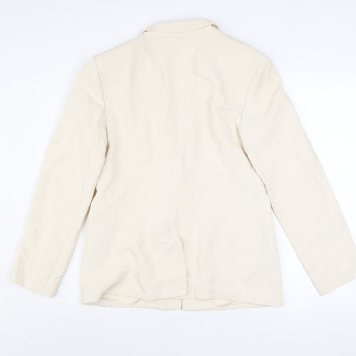Episode Women's Ivory Wool Blend Blazer Jacket Size 12