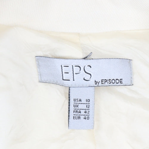 Episode Women's Ivory Wool Blend Blazer Jacket Size 12
