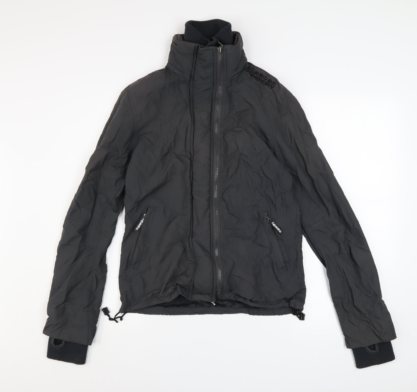 Superdry Men's Black L Windbreaker Softshell Jacket