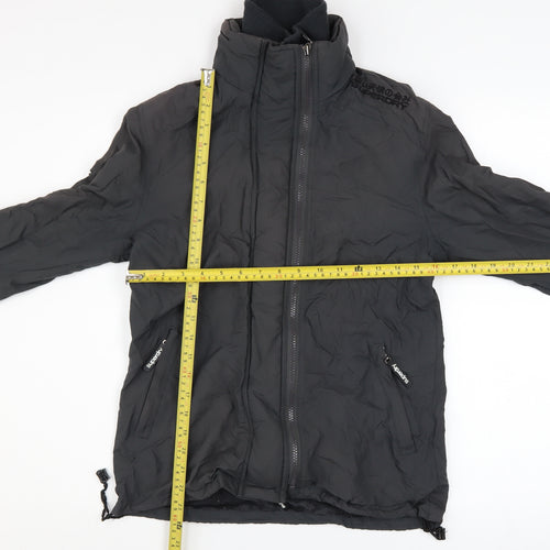 Superdry Men's Black L Windbreaker Softshell Jacket