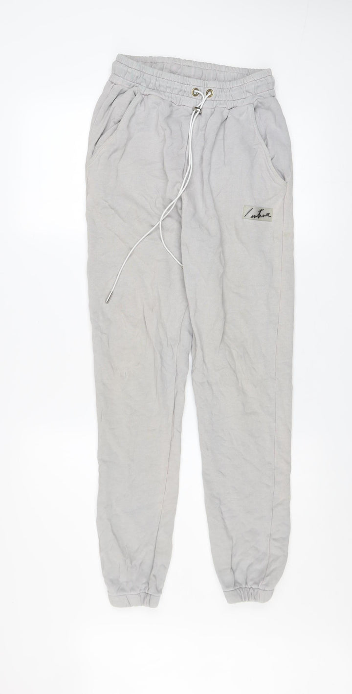 The Couture Club Men's Grey Cotton Jogger Trousers XS