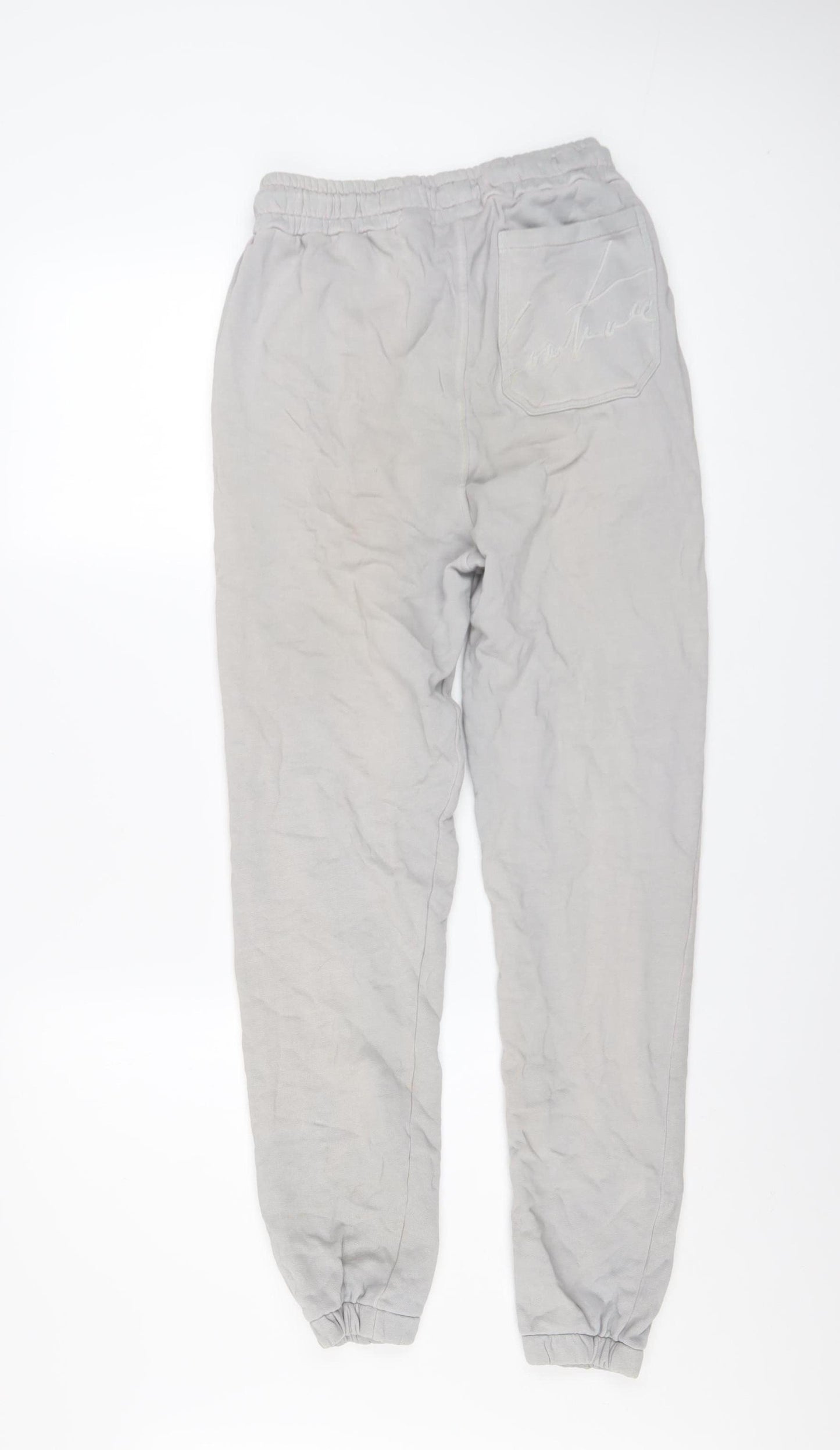 The Couture Club Men's Grey Cotton Jogger Trousers XS
