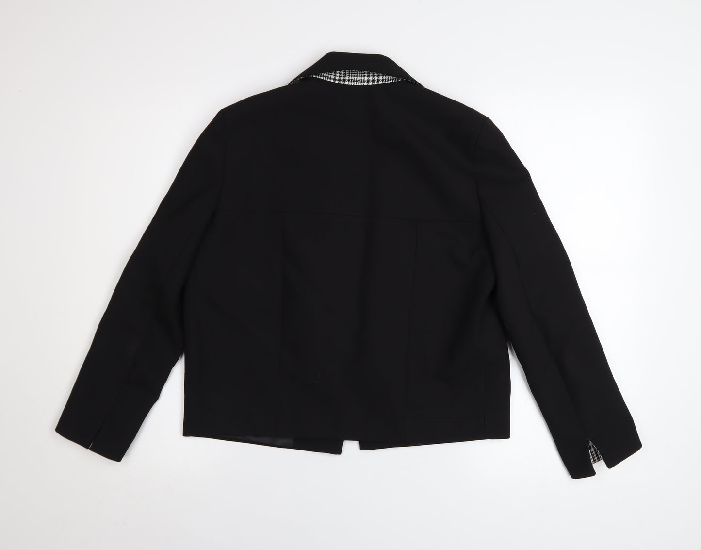 Next Womens Black Blazer Jacket Size 6 Regular Single Breasted