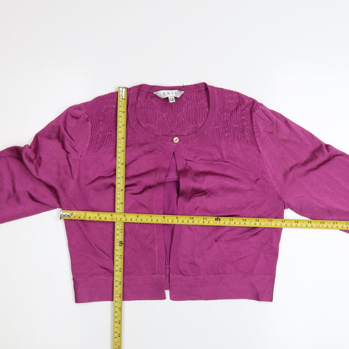 EAST Women’s Purple Long Sleeve Knit Cardigan Size 12