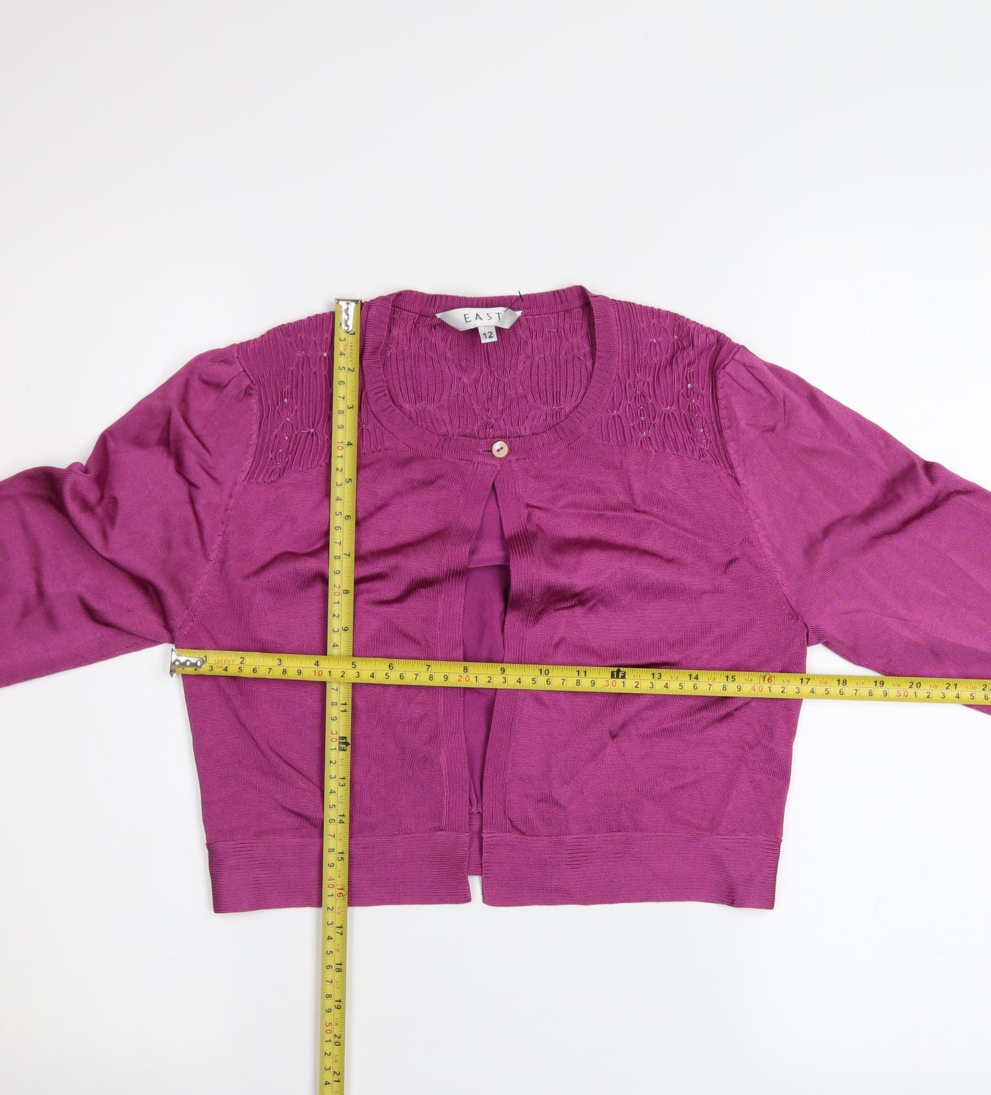 EAST Women’s Purple Long Sleeve Knit Cardigan Size 12