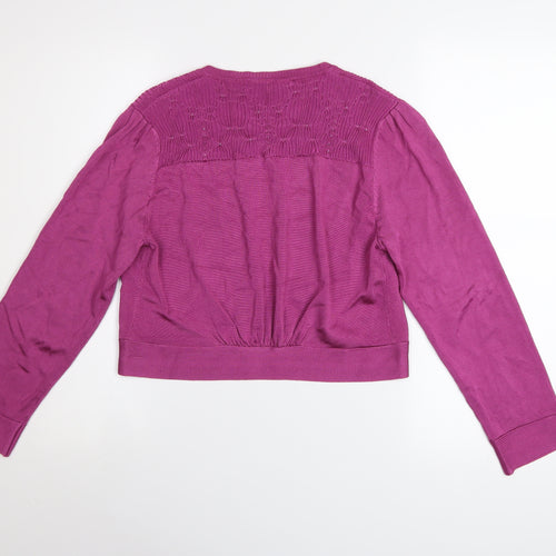 EAST Women’s Purple Long Sleeve Knit Cardigan Size 12