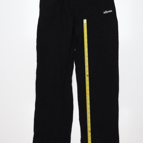 Ellesse Womens Black UK 8 Vernetti Straight Leg Jogger Sweatpants