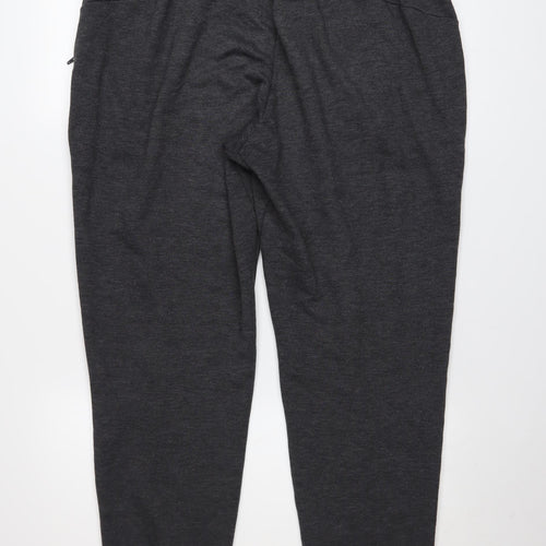 Adidas Men Black Jogger Sweatpants Size M Elastic Waist