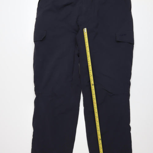 Rohan Mens Navy Cargo Trousers L Polyamide Waterproof Workwear