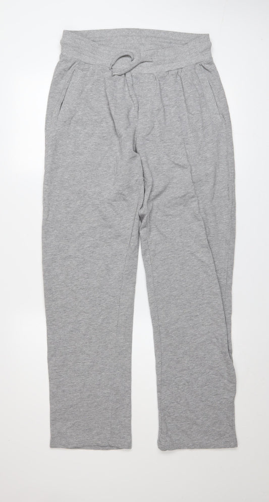 Cotton Traders Men's Grey Marl Sweatpants M Regular Fit Jersey Trousers