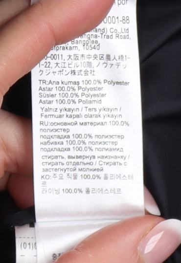 Wedze Men’s White Geometric Ski Jacket L Hooded Waterproof