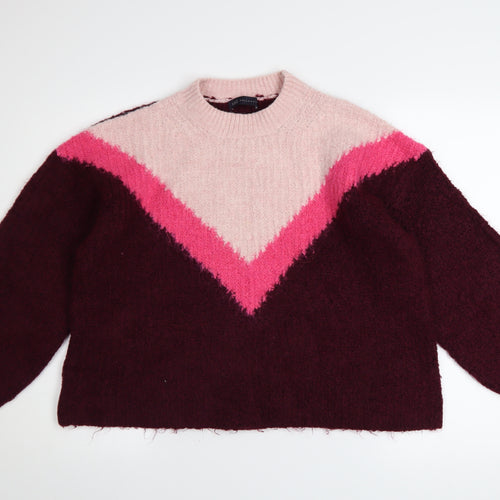 Marks and Spencer Womens Multicoloured M Chunky Knit Pullover Jumper