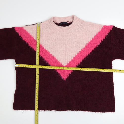 Marks and Spencer Womens Multicoloured M Chunky Knit Pullover Jumper
